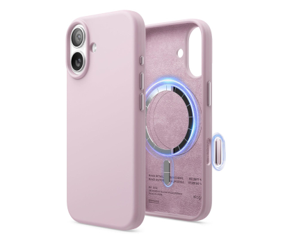 Etui do telefonów Elago Magsafe Silicon Case do iPhone 17 Light Lilic ES17MSSC61-LLIL